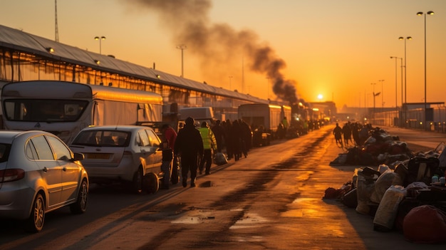 Thirteen kilometers of queue on the A1 due to a lorry fire: protests over the lack of assistance