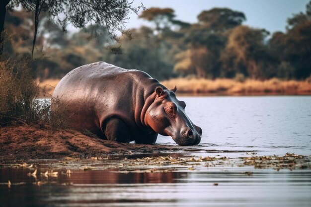 Namibia, hippos die trapped in a pond. Government spokesperson: "It is possible that they died of hunger"