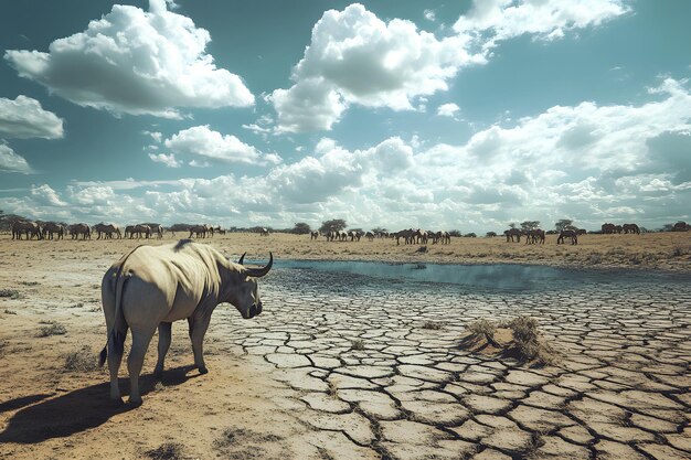 Namibia, hippos die trapped in a pond. Government spokesperson: "It is possible that they died of hunger"